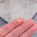 Cupcake connector Permanent Jewelry Connectors 14k Gold Filled Sterling Silver for permanent jewelry