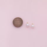 Pearl charms Ocean Beach charm 18k Gold Filled Charm Bar Bracelets and Necklaces Silver Pave CZ Minimalist Charms