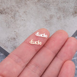 Fuck Connector Permanent Jewelry Connectors 14k Gold Filled Sterling Silver for permanent jewelry