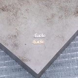 Fuck Connector Permanent Jewelry Connectors 14k Gold Filled Sterling Silver for permanent jewelry