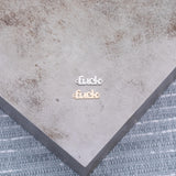 Fuck Connector Permanent Jewelry Connectors 14k Gold Filled Sterling Silver for permanent jewelry