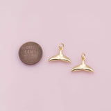 Sea shell conch charm Ocean Beach charm 18k Gold Filled Charm Bar Bracelets and Necklaces Silver Pave CZ Minimalist Charms