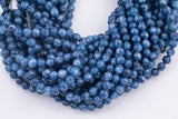 Kyanite Jade Beads Smooth Round 8mm - Full Strand 15.5 inch Strand AAA Quality