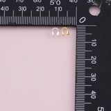 Gold filled wireguard wire guard thimble 18K gold filled 4x4mm size - 1mm hole - 10 pieces per order