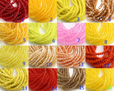 4mm Crystal 80 colors Rondelle Huge Selection FIRST Section - 5 Strands