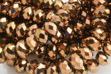 4mm Crystal 80 colors Rondelle Huge Selection FIRST Section - 5 Strands
