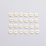 14K Gold Filled Greek Letters Sorority Fraternity Letter 6mm Disc Alphabet Initial Sorority Connectors for Permanent Jewelry Made in USA