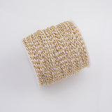 White Enamel Chain 1 yard per order Tarnish Resistant