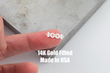 DNA strand Connectors - 14Kt Gold Filled or Sterling Connectors - For Permanent Jewelry Bracelet, Necklace, Ring - Permanent Jewelry Supply