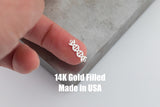 DNA strand Connectors - 14Kt Gold Filled or Sterling Connectors - For Permanent Jewelry Bracelet, Necklace, Ring - Permanent Jewelry Supply