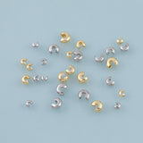 20pcs Gold Filled Crimp Covers 4mm 3mm 2mm 18k Gold Filled