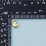 Fortune Cookie Charm 18K Gold Filled Charm for Charm Bar Bracelets Necklaces Charms Gold Filled Charms Minimalist CZ Pave