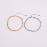 Gold PVD Plated Sunburst Oval Bracelet about 6.5 inches long Tarnish Resistant