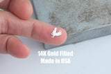 Rooster Connector - 14Kt Gold Filled Sterling Silver - Connectors - Permanent Jewelry Supply