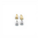 Pendant Bails for Charms Gold Silver Tone pvd Ion Plated Tarnish Resistant Bails - 10 pieces per order