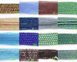 10mm Crystal Rondelle Huge Selection FIRST Section-5 STRANDS