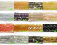 10mm Crystal Rondelle Huge Selection FIRST Section-5 STRANDS