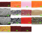 10mm Crystal Rondelle Huge Selection Second Section-5 STRANDS