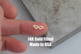 Mardis Gras Mask Connector - 14Kt Gold Filled Sterling Silver - Connectors - Permanent Jewelry Supply