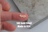 Mardis Gras Mask Connector - 14Kt Gold Filled Sterling Silver - Connectors - Permanent Jewelry Supply