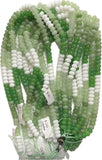 Multi-color Jade Rondelle Beads Smooth Rondelle Beads Size 5x8mm 15.5'' Strand Greens Multicolor