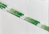 Multi-color Jade Rondelle Beads Smooth Rondelle Beads Size 5x8mm 15.5'' Strand Greens Multicolor