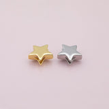 Star Large Hole Bead Charm 18K Gold Filled Charm for Charm Bar Bracelets Necklaces Charms Gold Filled Charms Minimalist CZ Pave