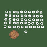 8mm Gold Filled State Connectors 14K Gold Filled Made in USA - All States!! Connector for Bracelet Initial Charm Permanent Jewelry Supplies
