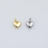 Tiny Heart Charm Gold ION PVD Plated Tarnish Resistant