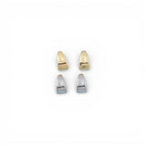 Pendant Bails for Charms Gold Silver Tone PVD Ion Plated Tarnish Resistant Bails - 10 pieces per order