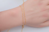 Gold Filled Fancy Oval Cable Chain, 2.0mm links, Wholesale, USA Made, Chain by foot Permanent Jewelry Chain