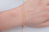 Gold Filled Fancy Oval Cable Chain, 2.0mm links, Wholesale, USA Made, Chain by foot Permanent Jewelry Chain