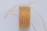Gold Filled Fancy Oval Cable Chain, 2.0mm links, Wholesale, USA Made, Chain by foot Permanent Jewelry Chain