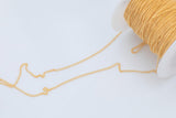 Gold Filled Curb Chain, 1.7mm links, Wholesale, USA Made, Chain by foot Permanent Jewelry Chain