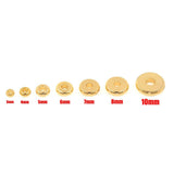 100pcs 18K Gold Filled Flat Spacer, Beads Gold Beads, Disc Spacer Beads, Flat Beads, DIY Jewelry Making Supply