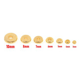 Gold PVD Plated Spacers 100pcs Flat Disc Roundel Spacer Heishi Beads Tarnish Resistant Made in USA
