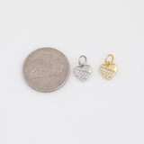 Heart Charm 18k Gold PVD Ion Plated Charms Tarnish Resistant