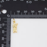 Shepherd Apostle Christian Charm 18k Gold PVD Ion Plated Charms Tarnish Resistant