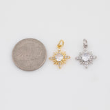 North Star Charm 18k Gold PVD Ion Plated Charms Tarnish Resistant