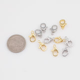 Lobster Clasp 8x12mm Cross Lobster Clasp Lobster Claw Connector Charm 18K Gold PVD Ion Plated Tarnish Resistant