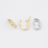 Bail for Pendant and Charm 18K Gold PVD Ion Plated Tarnish Resistant Openable Bail for Removeable Pedants and Charms