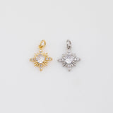 North Star Charm 18k Gold PVD Ion Plated Charms Tarnish Resistant