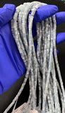 Pale Blue Pastel Mother of Pearl 4mm Heishi Beads 15.5" Strand Shell Beads