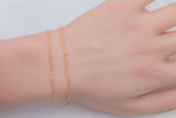Gold Filled Flat Cable 2.0mm links, , Wholesale, USA Made, Chain by foot Permanent Jewelry Chain