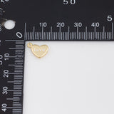 Heart Love Charm 18K Gold Plated PVD Charm Tarnish Resistant