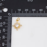 North Star Charm 18k Gold pvd Ion Plated Charms Tarnish Resistant
