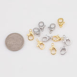 Lobster Clasp 8x12mm Cross Lobster Clasp Lobster Claw Connector Charm 18K Gold PVD Ion Plated Tarnish Resistant