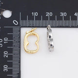 Bail for Pendant and Charm 18K Gold PVD Ion Plated Tarnish Resistant Openable Bail for Removeable Pedants and Charms
