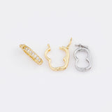 Bail for Pendant and Charm 18K Gold PVD Ion Plated Tarnish Resistant Openable Bail for Removeable Pedants and Charms