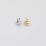 Heart Charm 18k Gold PVD Ion Plated Charms Tarnish Resistant